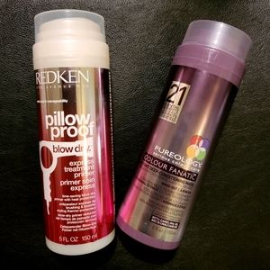 Blow-dry primer + deep-conditioning mask